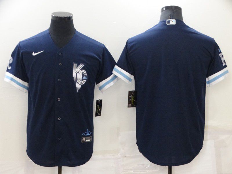 Men Kansas City Royals Blank Blue City Edition Game Nike 2022 MLB Jersey->youth mlb jersey->Youth Jersey